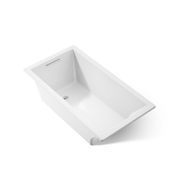 KOHLER K-1130 Underscore 60" x 32" drop-in bath, white - view 5
