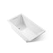 KOHLER K-1130 Underscore 60" x 32" drop-in bath, white - view 5