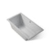 KOHLER K-1130-W1 Underscore 60" x 32" drop-in bath with Bask heated surface, ice grey - view 4