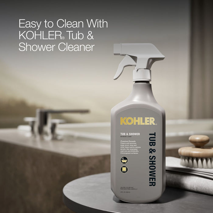KOHLER K-1136-W1 Underscore 66" x 36" drop-in bath with Bask heated surface