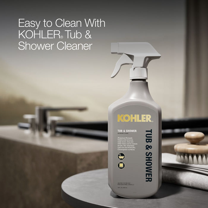 KOHLER K-1136-W1 Underscore 66" x 36" drop-in bath with Bask heated surface