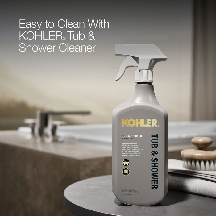KOHLER K-1136-W1 Underscore 66" x 36" drop-in bath with Bask heated surface