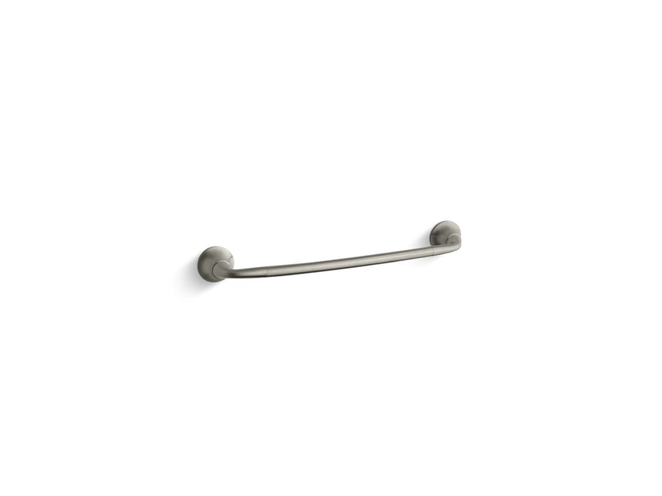 KOHLER K-11370 Forté 18" towel bar, vibrant brushed nickel