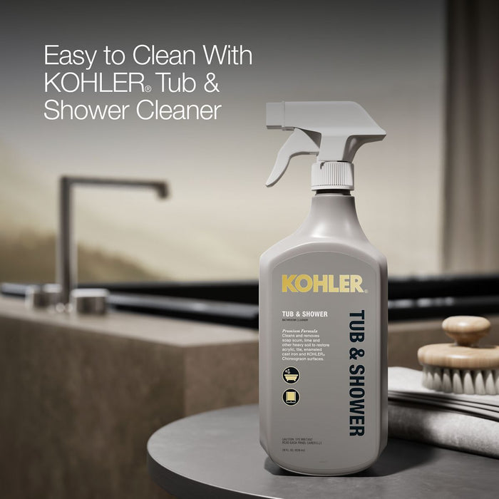 KOHLER K-1137 Underscore 72" x 42" drop-in bath, black black - view 4