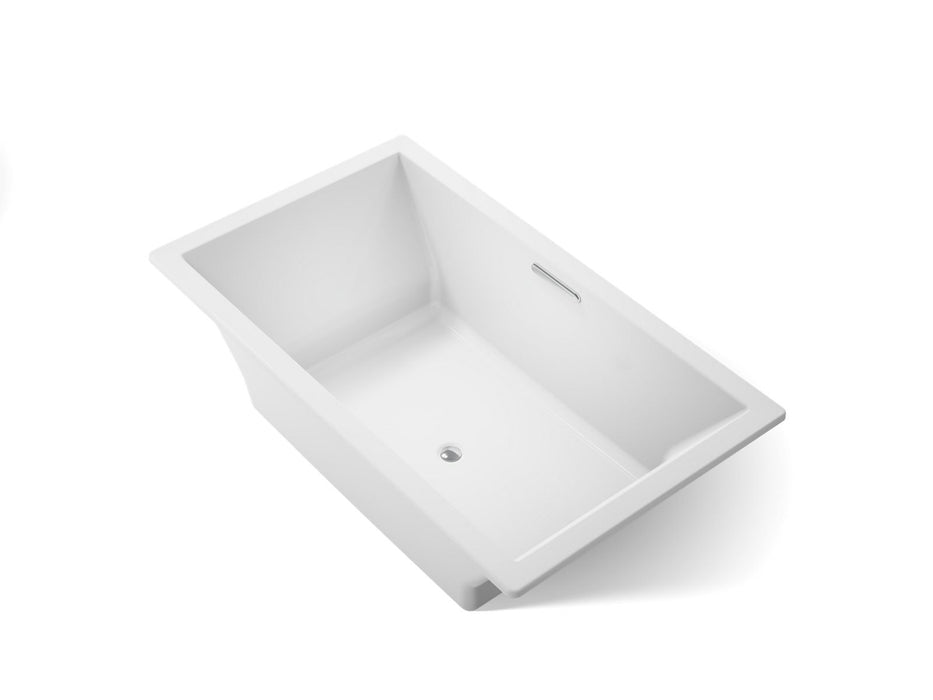 KOHLER K-1137 Underscore 72" x 42" drop-in bath, white
