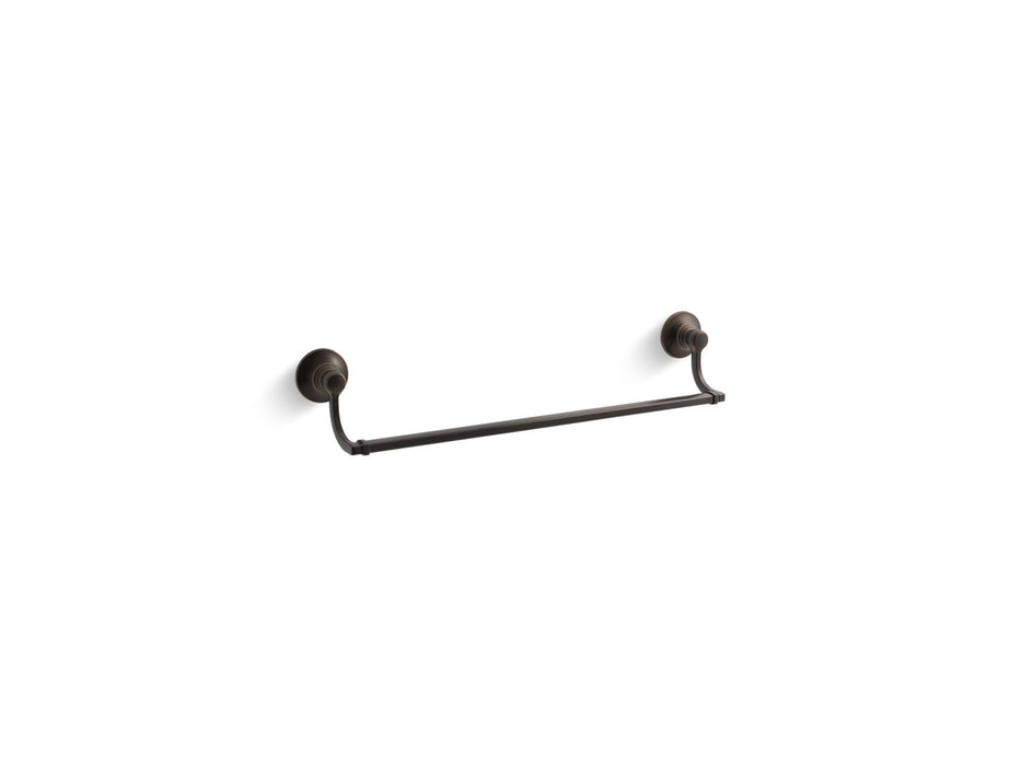 KOHLER K-11410 Bancroft 18" towel bar, oil rubbed bronze
