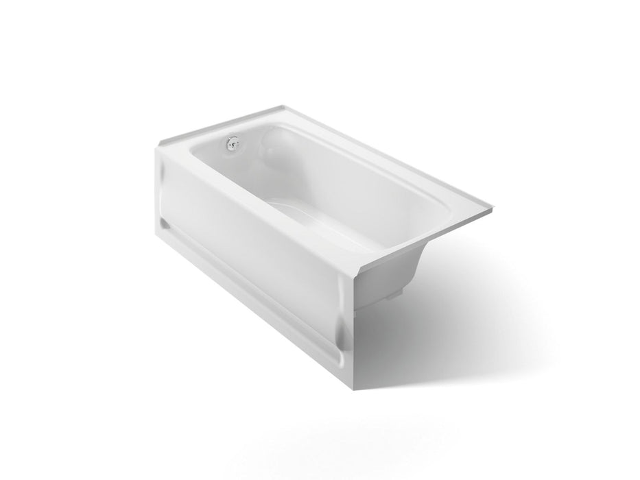 KOHLER K-1150-LA Bancroft 60" x 32" alcove bath, left drain, white