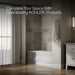 KOHLER K-1150-RA Bancroft 60" x 32" alcove bath right drain, white - view 3