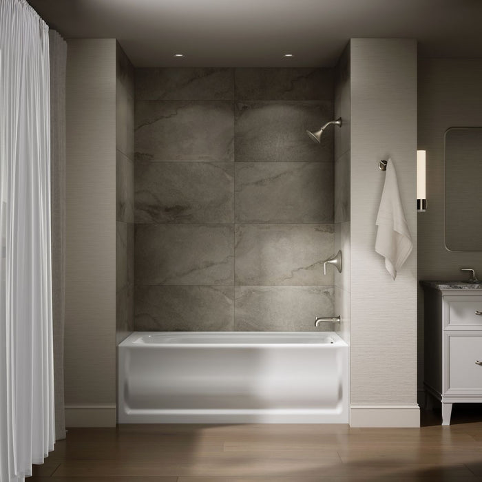 KOHLER K-1150-RA Bancroft 60" x 32" alcove bath right drain, white - view 4