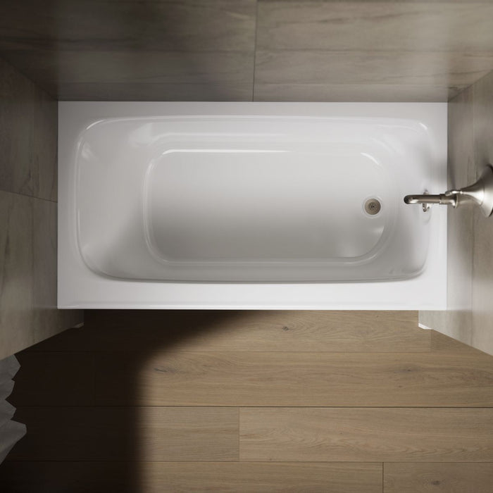 KOHLER K-1150-RA Bancroft 60" x 32" alcove bath right drain, white - view 5