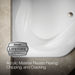 KOHLER K-1161-0 K-1161 Tercet 60" x 60" Corner Bath, white - view 2
