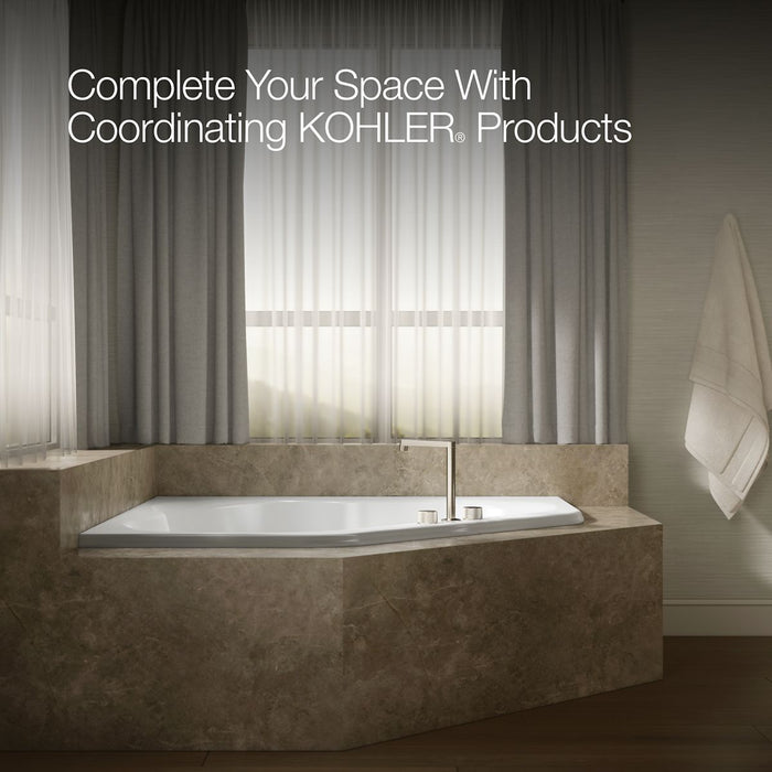 KOHLER K-1161-F Tercet 60" x 60" corner bath, white - view 3