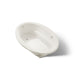 KOHLER K-1162-GH Sunward 60" x 42" drop-in Heated BubbleMassage air bath, biscuit