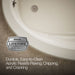 KOHLER K-1162-H Sunward 60" x 42" drop-in whirlpool bath, biscuit - view 5