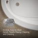 KOHLER K-1164-CB Sunward 72" x 42" drop-in whirlpool bath, white - view 4