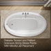 KOHLER K-1164-H Sunward 72" x 42" drop-in heated whirlpool bath, white - view 5