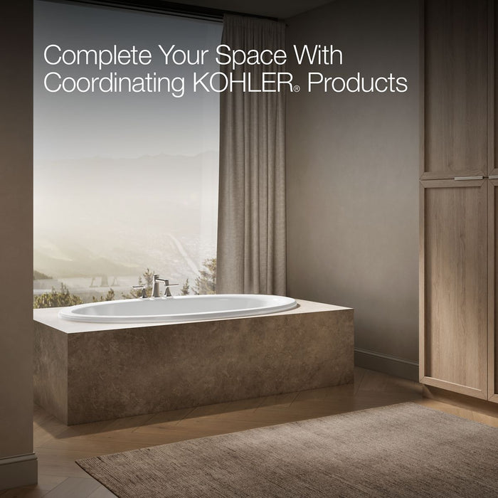 KOHLER K-1165 Sunward 72" x 42" drop-in bath, white - view 4