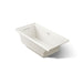 KOHLER K-1167-GHLW Underscore 60" x 30" alcove Heated BubbleMassage air bath with Bask, left drain, biscuit