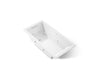 KOHLER K-1167-JH Underscore 60" x 30" drop-in heated whirlpool bath, white