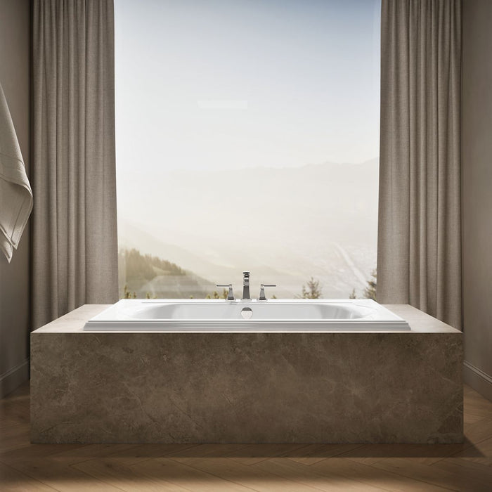 KOHLER K-1169 Memoirs 66" x 42" drop-in bath, white - view 3
