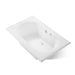 KOHLER K-1170-GH Memoirs 66" x 42" drop-in Heated BubbleMassage air bath, white