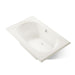 KOHLER K-1170-GHW Memoirs 66" x 42" drop-in Heated BubbleMassage air bath with Bask heated surface, biscuit