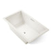 KOHLER K-1174-GHW Underscore 72" x 42" drop-in Heated BubbleMassage air bath with Bask heated surface, biscuit