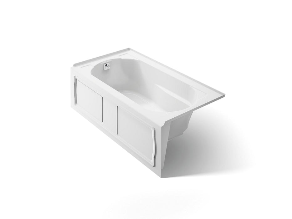 KOHLER K-1184-LA Devonshire 60" x 32" alcove bath, left drain