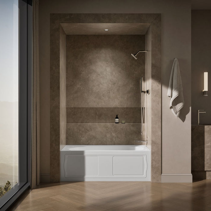 KOHLER K-1184-RA Devonshire 60" x 32" alcove bath, right drain