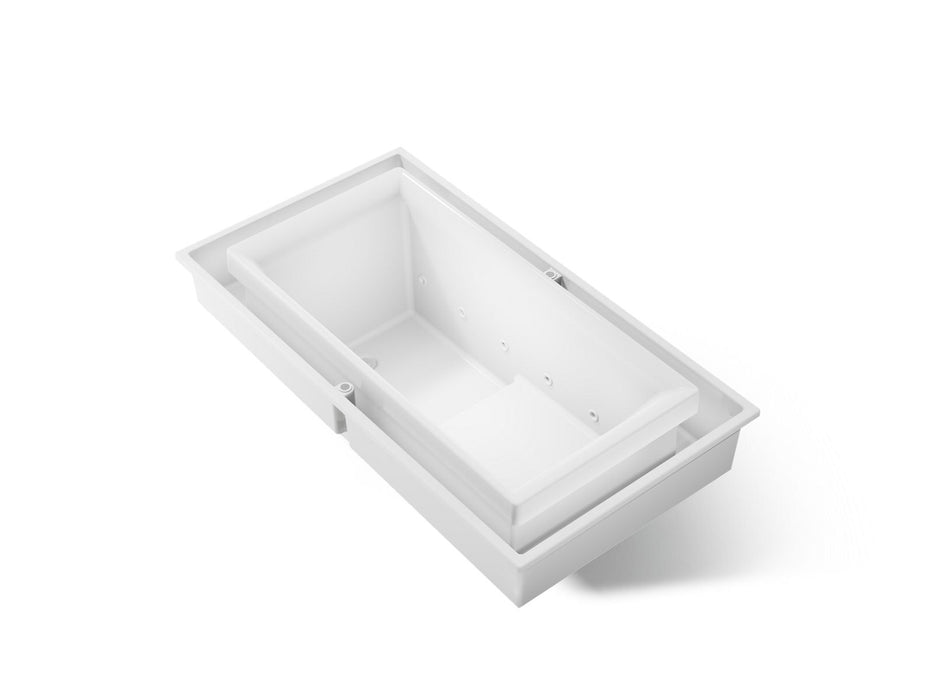 KOHLER K-1188-RE sok 63" x 31-1/2" drop-in Effervescence bath