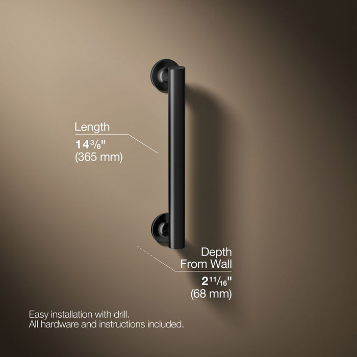 3/4 view of product with dimensions