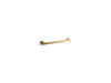 KOHLER K-11892 Purist 18" grab bar, vibrant brushed moderne brass