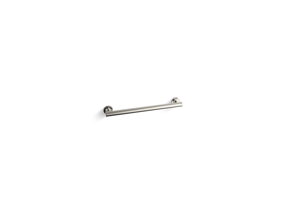 KOHLER K-11892 Purist 18" grab bar, vibrant polished nickel