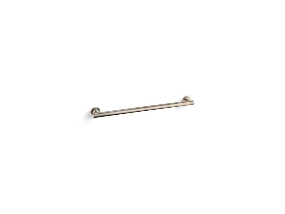 KOHLER K-11893 Purist 24" grab bar, vibrant brushed bronze