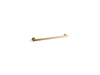 KOHLER K-11893 Purist 24" grab bar, vibrant brushed moderne brass