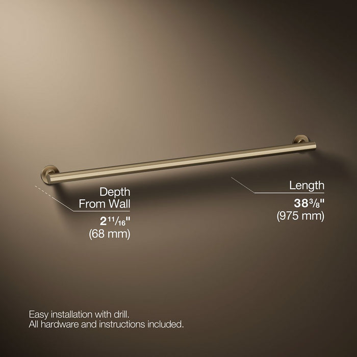 3/4 view of product with dimensions