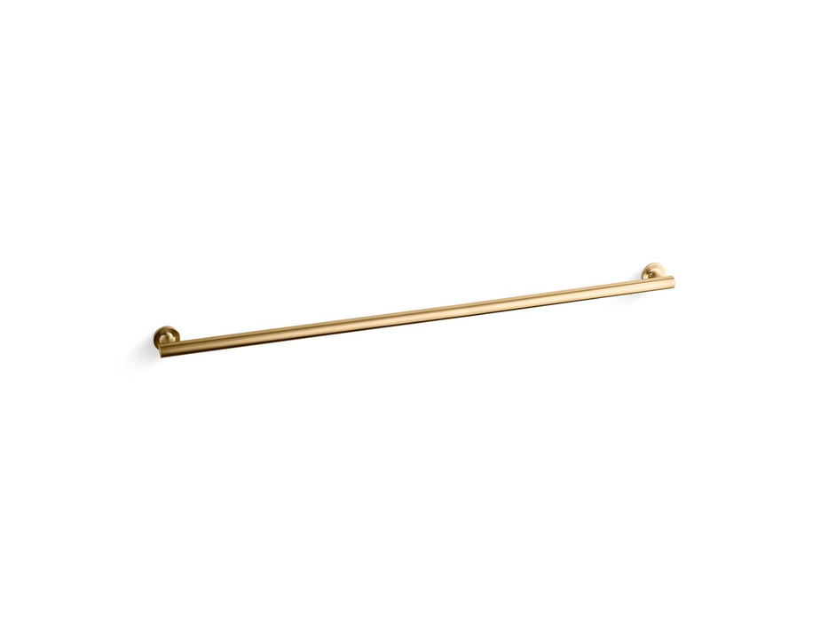 KOHLER K-11896 Purist 42" grab bar, vibrant brushed moderne brass