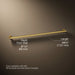 3/4 view of product with dimensions