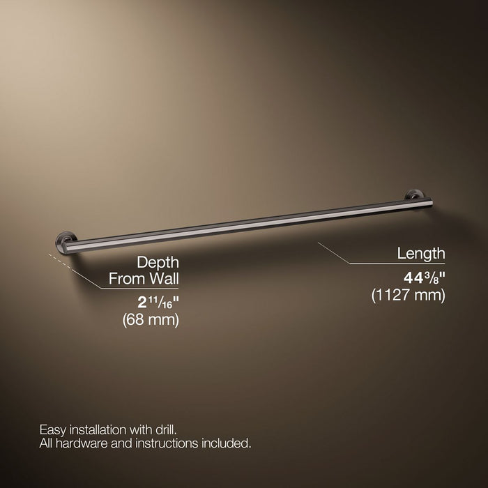 3/4 view of product with dimensions