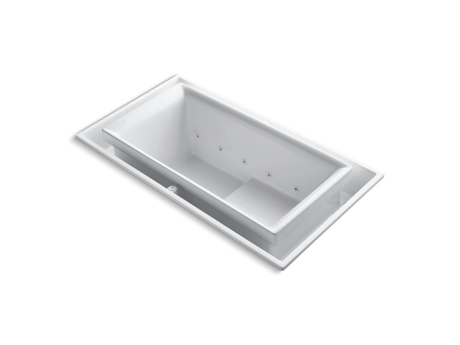 KOHLER K-1189-RE sok 63" x 31-1/2" drop-in Effervescence bath with left-hand drain, white