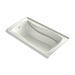 KOHLER K-1224-GHLF Mariposa 66" x 36" alcove Heated BubbleMassage air bath, left drain, dune