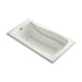 KOHLER K-1224-HB Mariposa 66" x 35-7/8" drop-in heated whirlpool bath, dune