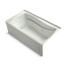 KOHLER K-1224-HR Mariposa 66" x 36" alcove heated whirlpool, right drain, dune