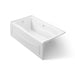 KOHLER K-1224-LA Mariposa 66" x 36" alcove whirlpool with alcove, left drain, white