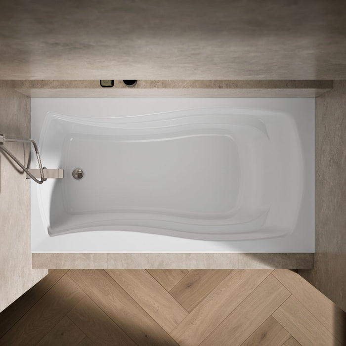 KOHLER K-1229-L Mariposa 66" x 36" alcove bath, left drain, white - view 4