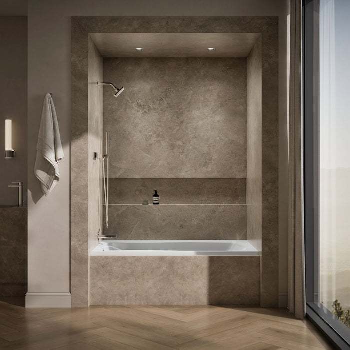 KOHLER K-1229-L Mariposa 66" x 36" alcove bath, left drain, white - view 5