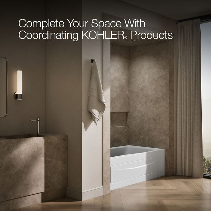 KOHLER K-1229-LA Mariposa 66" x 36" alcove bath, left drain