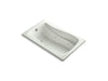 KOHLER K-1239 Mariposa 60" x 36" drop-in whirlpool bath, dune