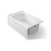 KOHLER K-1239-GHRA Mariposa 60" x 36" alcove Heated BubbleMassage air bath, right drain, white