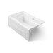 KOHLER K-1239-LA Mariposa 60" x 36" alcove whirlpool, left drain, white